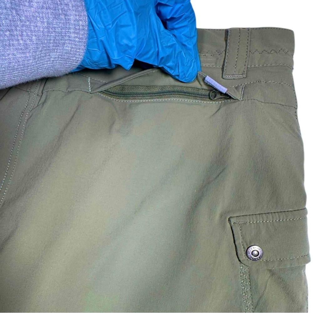 Eddie Bauer Women’s Olive Cargo Travex Flexion Athletic Hiking Skorts Size 8 - Picture 11 of 16